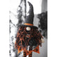 8.3x5x24 Fabric Standing Gnome W Orange Banner Spring Body, For Halloween Decor - EX-STOCK Canada