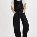 Casual Loose Denim Overalls Street Jeans Jumper Pant Denim Jumper for Women - EX-STOCK Canada