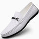Men's Slip-On Leather Loafers | Wide Width Business Casual Shoes Canada USA | Sizes 36–46
