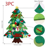 Children's DIY felt Christmas tree with lights - EX-STOCK CANADA