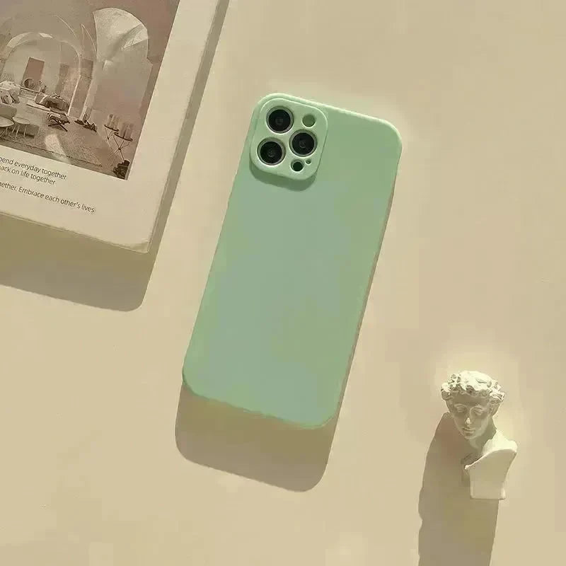 Original Liquid Silicone Frosted Phone Case - EX-STOCK CANADA