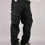 Multi-pocket Men's Casual Loose Labor Protection Cargo Pants - EX-STOCK Canada