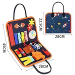 New Busy Book Children's Busy Board Dressing And Buttoning Learning Baby Early Education Preschool Sensory Learning Toy - EX-STOCK CANADA
