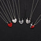 Creative Magnet Necklace Love Heart Broken Men And Women - EX-STOCK Canada