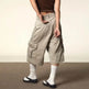 All-matching Loose Straight Cargo Cropped Baggy Pants Casual Trendy - EX-STOCK Canada