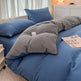 Solid Color Four-piece Set Simple Washed Sanding Duvet Cover EX-STOCK Canada 