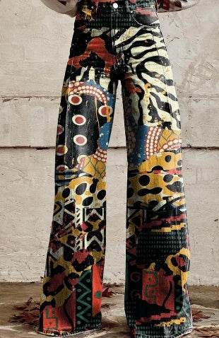 Women's Casual Pants Thin Imitation Jeans EX-STOCK Canada 