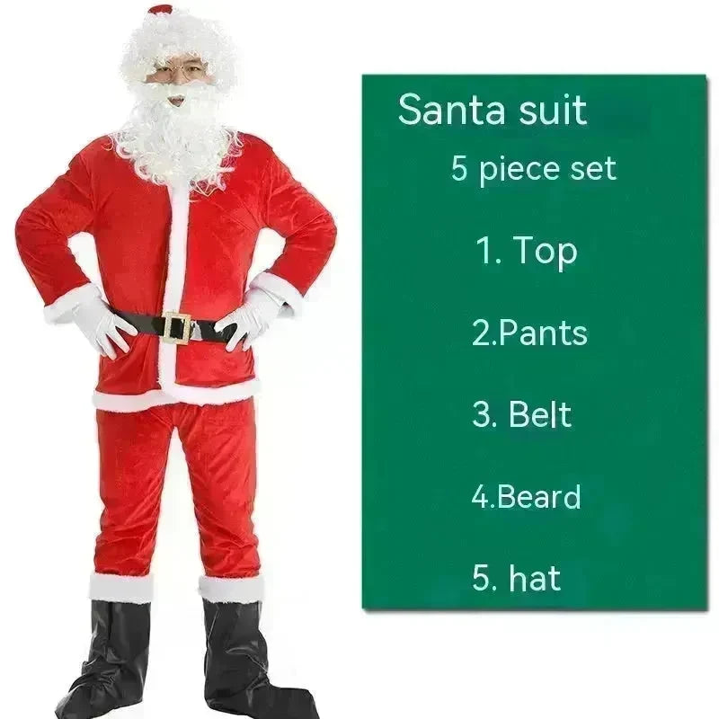 Christmas Costume Men's And Women's Clothing Full Set Performance Costume - EX-STOCK CANADA