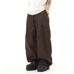 American Vintage Crumpled Multi-pocket Loose Baggy Cargo Pants Men - EX-STOCK Canada