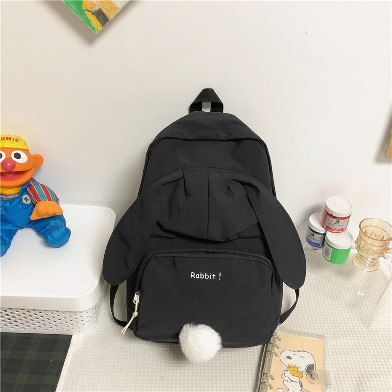All-match Korean Style Cute Bunny Ears Backpack EX-STOCK