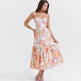 Spring And Summer Comely Pastoral Style Sling Floral A Swing Cake Dress - EX-STOCK Canada