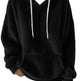 Women's Solid Color Lamb Fleece Lined Versatile Sweatshirt For Autumn And Winter EX-STOCK Canada 