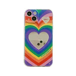 Rainbow Love Mirror Silicone Phone Case - EX-STOCK CANADA
