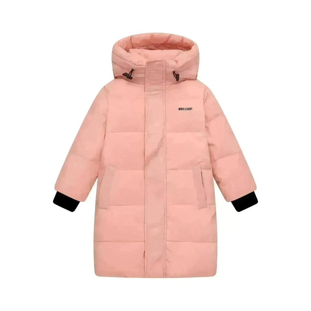 Children's Mid-length Down Jacket Thickened Winter Jacket  for kids - EX-STOCK CANADA