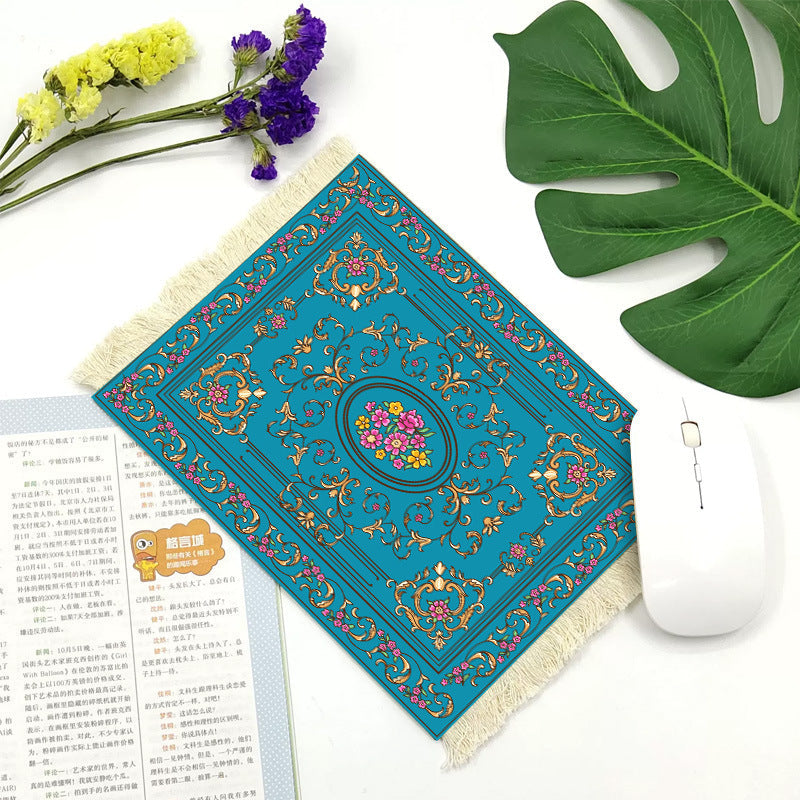 Office mouse pad, Suede fringe mouse pad Hot rubber  Bohemian style Hypersku