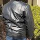BOL Men's Double Collar Leather Bomber Jacket 