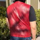 Men's Sheep Leather Vest. Snap Closure & Front Pockets 