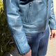 Veste en cuir de mouton ciré pour hommes BOL 