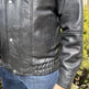 BOL Men's Double Collar Leather Bomber Jacket 