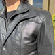 BOL Men's Double Collar Leather Bomber Jacket 