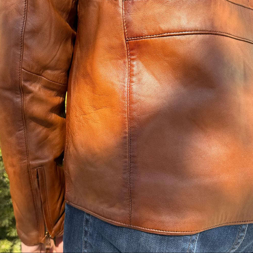 BOL Men's Racer Leather Jacket 