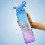 1000ML Plastic Spray Water Bottle perfect for sports & outdoor activities - EX-STOCK Canada