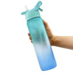 1000ML Plastic Spray Water Bottle perfect for sports & outdoor activities - EX-STOCK Canada
