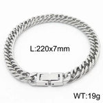 Cuban Link Chain Trimming Chain Jewelry Buckle Titanium Steel Bracelet - EX-STOCK Canada