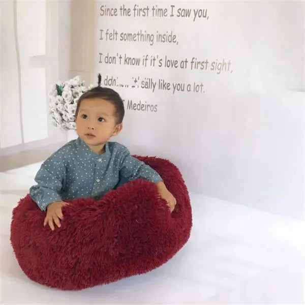 Round Long Hairy Autumn And Winter Nest Pad Cat Mattress - EX-STOCK CANADA