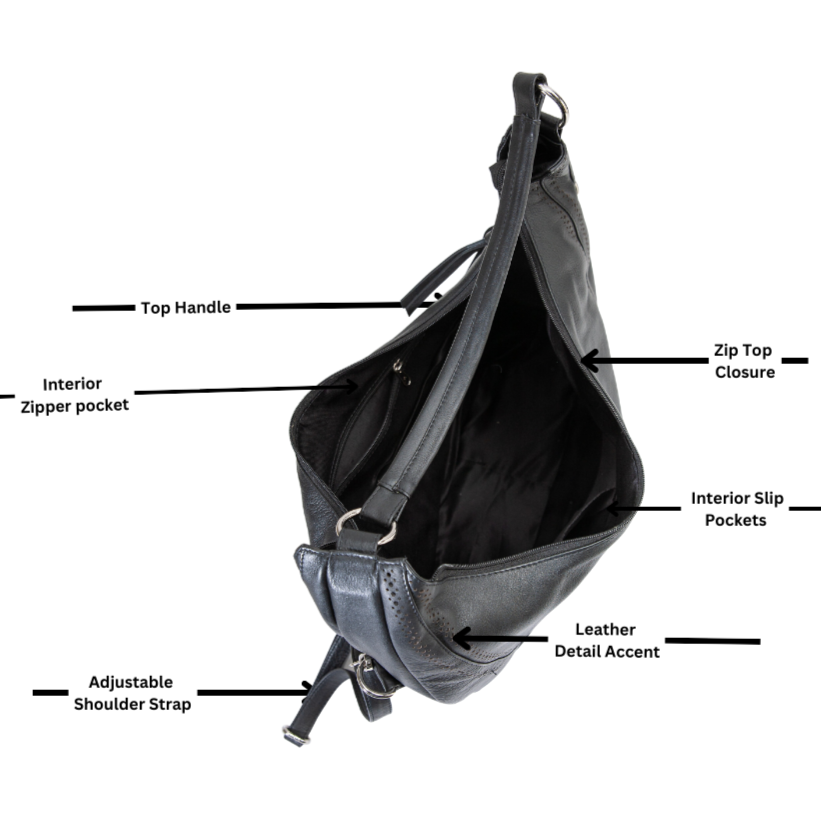 Bolso bandolera grande tipo hoboEX-STOCK Canada 