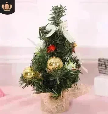 Christmas Ornaments Tree 20cm Mini Christmas Decoration Tree Christmas Day Mall Decoration Desktop Ornaments Small Tree - EX-STOCK CANADA