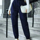 New Cargo Pants Fashion Casual Multi-pocket Elastic Waist Pencil Pants For Women - EX-STOCK CANADA