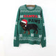 Green christmas Santa Paws Couple Pullover sweater - EX-STOCK Canada