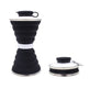 Bouteille d'eau en silicone de 500ML, pliable, étanche, portable, pour sportifs, voyage, randonnée, réutilisable, gadgets de cuisine 
