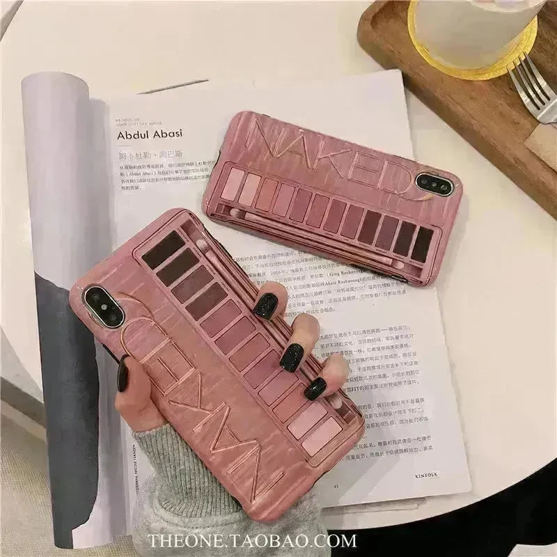 Eyeshadow Makeup-themed Silicone  iPhone Case women - EX-STOCK CANADA