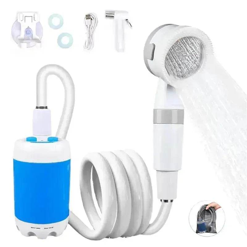 Outdoor Camping Shower Portable Electric Shower Gadgets Waterproof 5000mAh Rechargeable Battery Powered For Hiking Traveling - EX-STOCK Canada