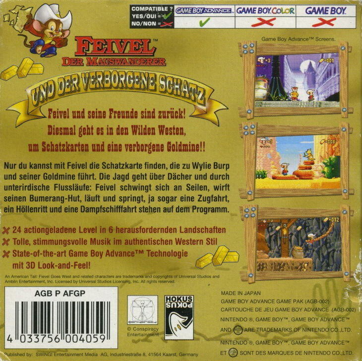 An American Tail: Fievel's Gold Rush 