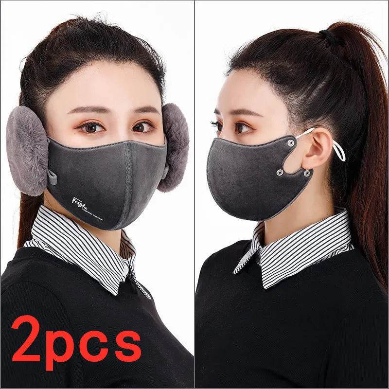Winter detachable two-in-one warm mask earmuffs - EX-STOCK Canada