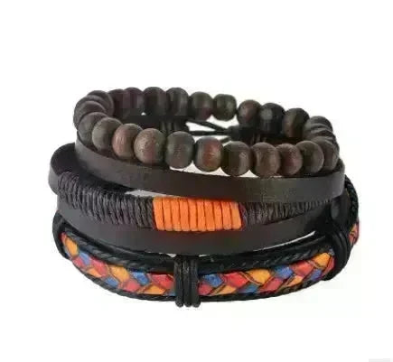 Multilayer Hemp Rope Beaded Bracelet for men and women - EX-STOCK CANADA