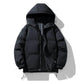 Men's Hoodie Padded Coat Thickened Cotton-padded Clothes Loose Casual Cotton-padded Jacket - EX-STOCK Canada
