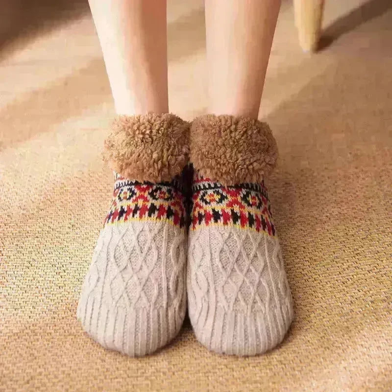 Indoor Home Floor Socks Fall And Winter Warm Non-slip Carpet Socks For Men And Women - EX-STOCK CANADA