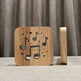 3D Wooden LED Music Note Atmosphere Night Light – USB Warm White