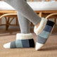 Women's Color-matching Knitted Plush Floor Socks Home Indoor Warm Non-slip Carpet Socks Winter Fashion - EX-STOCK Canada