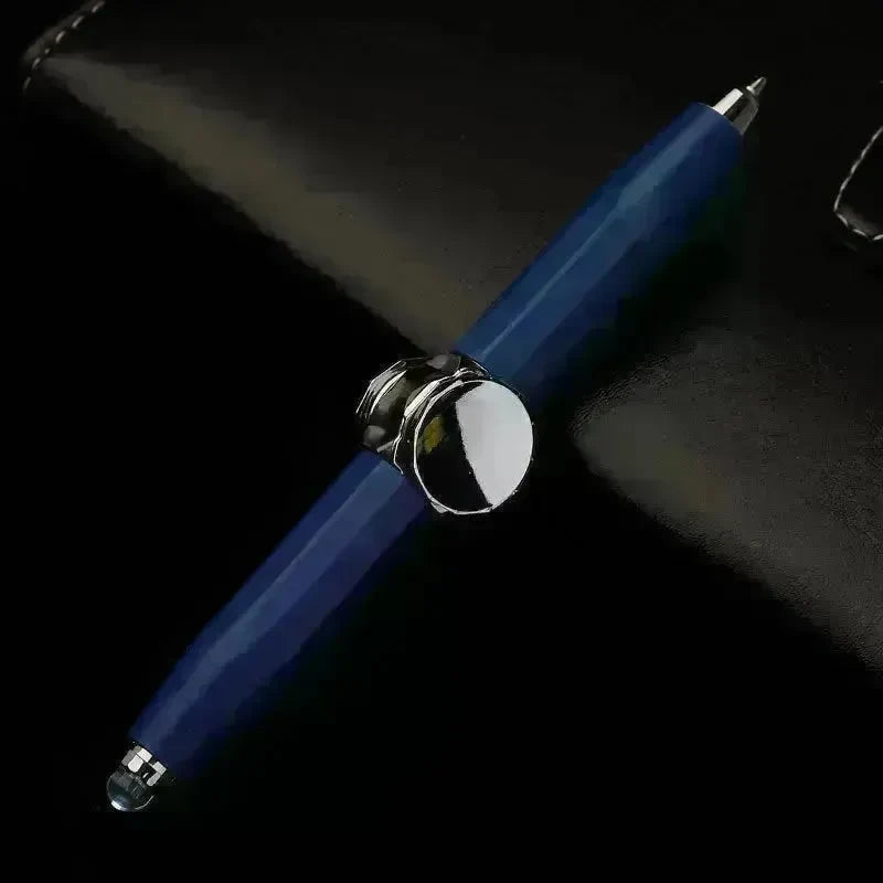 Creative Multi-Function LED Pen Spinning Decompression Gyro Metal Ballpoint Pen Fashion Office School Supplies Writing Pens - EX-STOCK CANADA