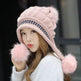 Women Cozy Knit Fleece-Feel Beanie With Ear Flaps Winter Hat Perfect For Skiing & Outdoor Activities - EX-STOCK Canada