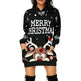 Christmas hot sale printed mid-length pocket hooded long-sleeved sweater - EX-STOCK Canada