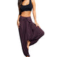Women's Cotton-Blend Balloon Harem Pants — product view 3 of 10 | EX-STOCK
