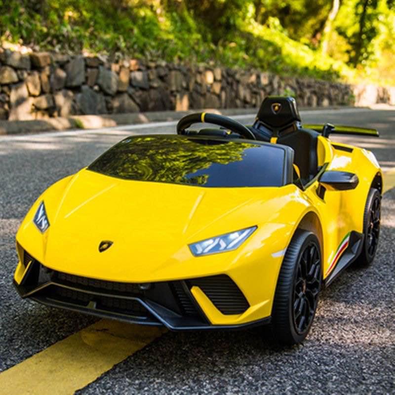 2026 12V Lamborghini Huracan DELUXE Kids Electric Ride On Car with Remote Control 
