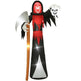 12 FT Halloween Inflatable Grim Reaper, Blow Up Garden Decor With Built-in Lights For Halloween Party Indoor, Outdoor EX-STOCK Canada 