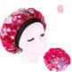 Beauty print Satin Silk Hair Bonnet for sleeping - EX-STOCK Canada